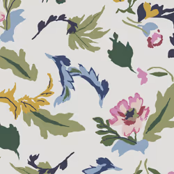 Joules Cambridge Painted Floral Cream Wallpaper