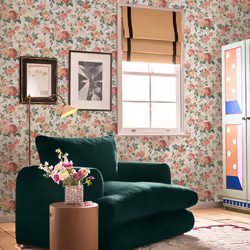 Cath Kidston Garden Rose Autumn Floral Wallpaper