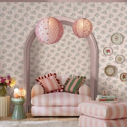 Cath Kidston Clifton Floral Pink Floral Wallpaper
