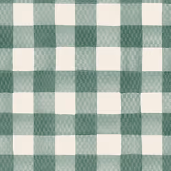 Cath Kidston Painted Gingham Green Gingham Wallpaper