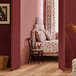 Cath Kidston Button Spot Pink & Red Dotty Wallpaper