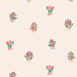 Cath Kidston Kingdom Posey Rose Floral Wallpaper