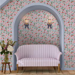 Cath Kidston Strawberry Summer Floral Wallpaper