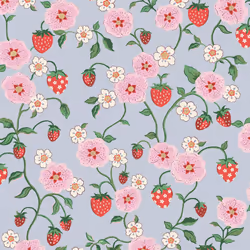 Cath Kidston Strawberry Summer Floral Wallpaper