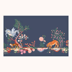 Cath Kidston Painted Kingdom Navy Made to Order Fixed Size Mural