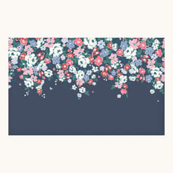 Cath Kidston Clifton Floral Navy Made to Order Fixed Size Mural