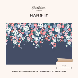 Cath Kidston Clifton Floral Navy Made to Order Fixed Size Mural