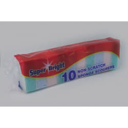Superbright Non Scratch Sponge Scourers Pack 10 [SU09B-1]