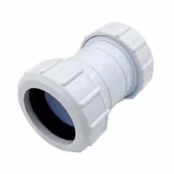 32x32mm Straight Coupler Universal Compression Waste Fittings (1 1/4")