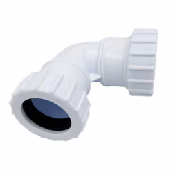 40mm 90 deg Knuckle Elbow Bend Compression Universal Waste Fittings