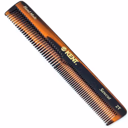 Kent Brushes Handmade Comb A 2T Medium Size Coarse and Fine Comb
