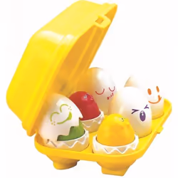Tomy Toomies hide Squeak Eggs, 0.5 yr(s), Plastic, Multicolour