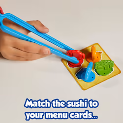 TOMY Sushi Scramble Kids Action Board Game | Preschool Family Board Games For Kids | Children Game Suitable for Ages 5 6 7 8+ Years