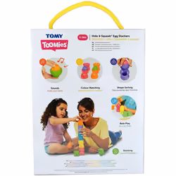 Tomy Toomies Hide & Squeak Egg Stackers