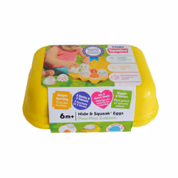 Tomy Toomies Play to Learn - Hide "n" Squeak Eggs - E73560