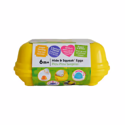 Tomy Toomies Play to Learn - Hide "n" Squeak Eggs - E73560