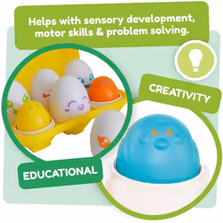 Tomy Toomies Play to Learn - Hide "n" Squeak Eggs - E73560 - Additional view 8