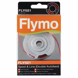 Flymo FLY021 Double Line Autofeed Spool and Line - Red