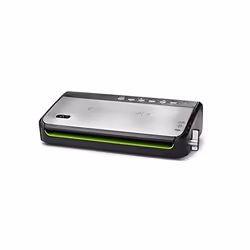 FoodSaver FFS005X, Black, Stainless steel, 0.5 mbar, Buttons, 140 W, 410 mm, 220 mm
