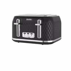 Breville VTT786, 4 slice(s), Black, Chrome, Plastic, Buttons, 1650 W, 1650 W