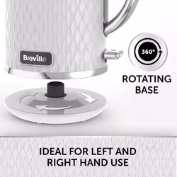 Breville vkt117 electric kettle 1.7 L 3000 W Chrome, White - Additional view 4