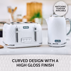 Breville vkt117 electric kettle 1.7 L 3000 W Chrome, White - Additional view 6