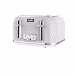 Breville Vtt911, 4 slice(s), Chrome, White, Plastic, Buttons, 1650 W, 1650 W