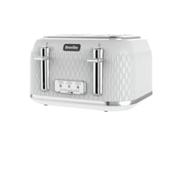 Breville Vtt911 toaster 9 4 slice(s) 1650 W Chrome, White