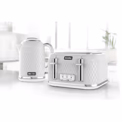 Breville Vtt911 toaster 9 4 slice(s) 1650 W Chrome, White