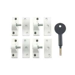 Yale V-8K118-4-WE Economy Window Lock White Finish Pack of 4