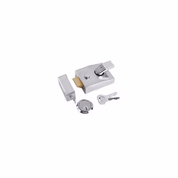 P89SCSC60 Deadlocking Nightlatch High Security with Automatic Deadlock Chrome Finish 60 mm Backset