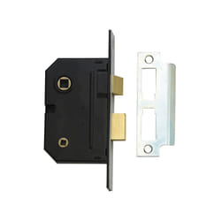 Yale Essentials High Quality Bathroom Privacy Lock, 2.5 inch/64mm Mortice Toilet/Restroom Door Sashlock with Easy Fitting Template and...