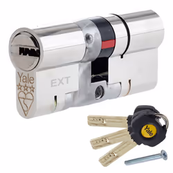Yale B-YS3-4040N Anti-Snap 3 Star Euro Double Cylinder High Security 40:40 (80mm) Nickel Finish