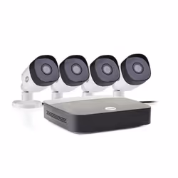 Yale 4 Camera Kit, Wired, Box, BNC, Outdoor, 18 m, 90°