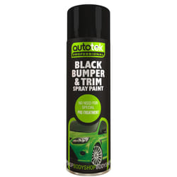 Professional Spray Paint, Black Bumper & Trim, 500 ml