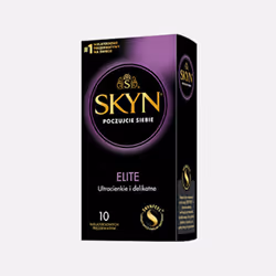 Unimil SKYN Elite, Male condom, Smooth, Natural, Extra sensation, 53 mm, 10 pc(s)