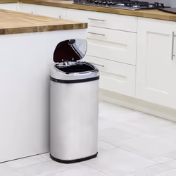 Morphy Richards 42L Square Sensor Bin S/Steel