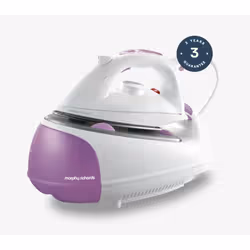 Morphy Richards 333020, 100 g/min, Ceramic soleplate, 1 L, Pink, White, 2 m, 3000 W