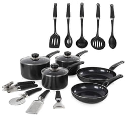 Morphy Richards 970040 Equip 5pc Pan Set With 9pc Kitchen Tools â Black