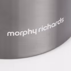 Morphy Richards 974065 Accents Kitchen Storage Canisters, Stainless Steel, Translucent Black, Set of 3