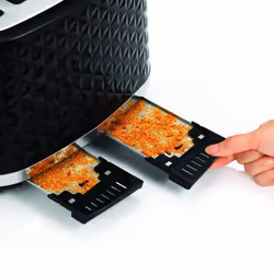 Morphy Richards Vector 4 Slice Toaster 248131 Black Four Slice Toaster Black Toaster - Additional view 8