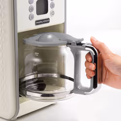 Morphy Richards Vector Pour Over Coffee Machine Vector 163004 Cream Pour-Over Coffee Machine 12 Cup Cream Coffee Machine