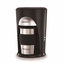 Morphy Richards 162740, Drip coffee maker, 0.35 L, Ground coffee, Black, Stainless steel
