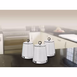 Morphy Richards 978054 Dimensions 3 Round Kitchen Storage Canisters