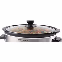Morphy Richards 460017 Brushed Stainless Steel 3.5L Slow Cooker - Additional view 4