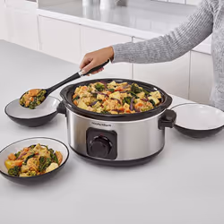 Morphy Richards 460017 Brushed Stainless Steel 3.5L Slow Cooker - Additional view 5