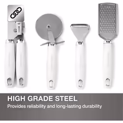 Morphy Richards Dune 976043 4 Piece Gadget Set, Ivory Cream, S/Steel