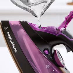 Morphy Richards 303140 iron Steam iron Ceramic soleplate 2800 W Black, Purple - Additional view 5