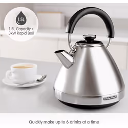 Morphy Richards 100130 - Venture kettle Brushed Staninless Steel Brand New