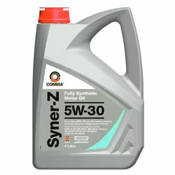 Engine oil; COMMA; Syner-Z; 5W-30 4 Full Synthetic Oil; for BMW, VOLKSWAGEN, MERCEDES-BENZ, VAUXHALL, AUDI